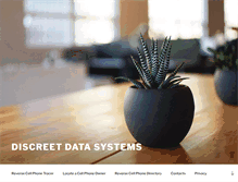 Tablet Screenshot of discreetdatasystems.com